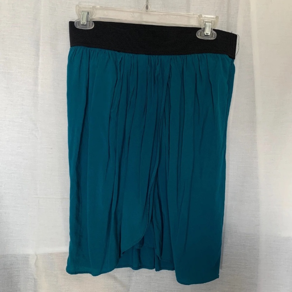 Mossimo Teal Tulip Straight Skirt